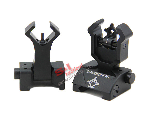Diamondhead DIAMOND Combat Flip-Up Rear & Front Sight BK